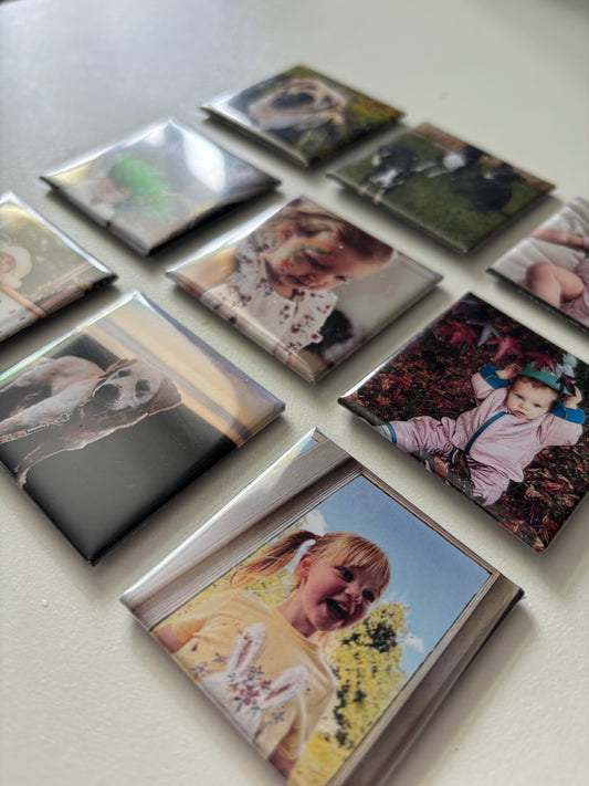 Set of 9 Customised Photo Magnets