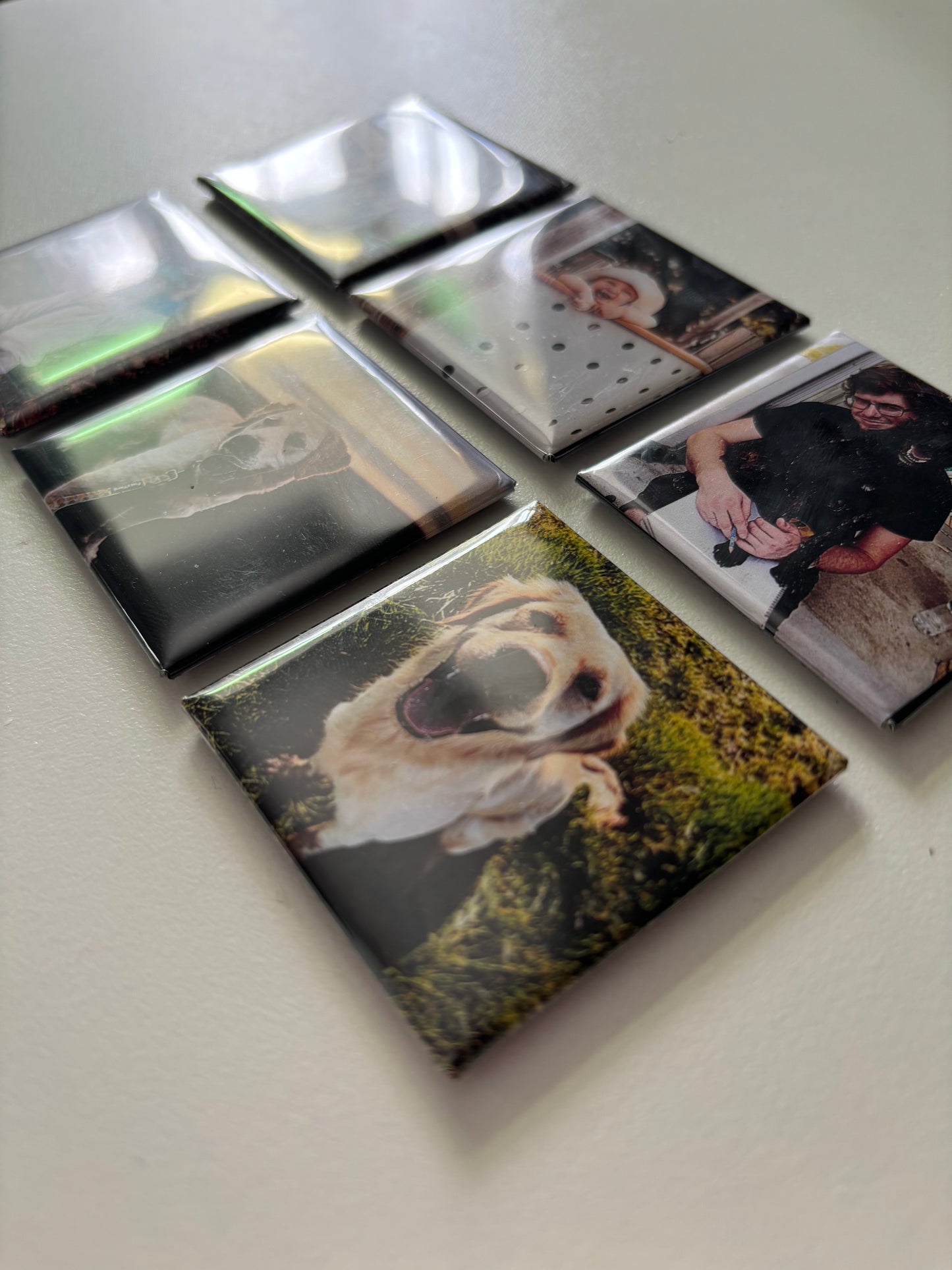 Set of 6 Customised Photo Magnets