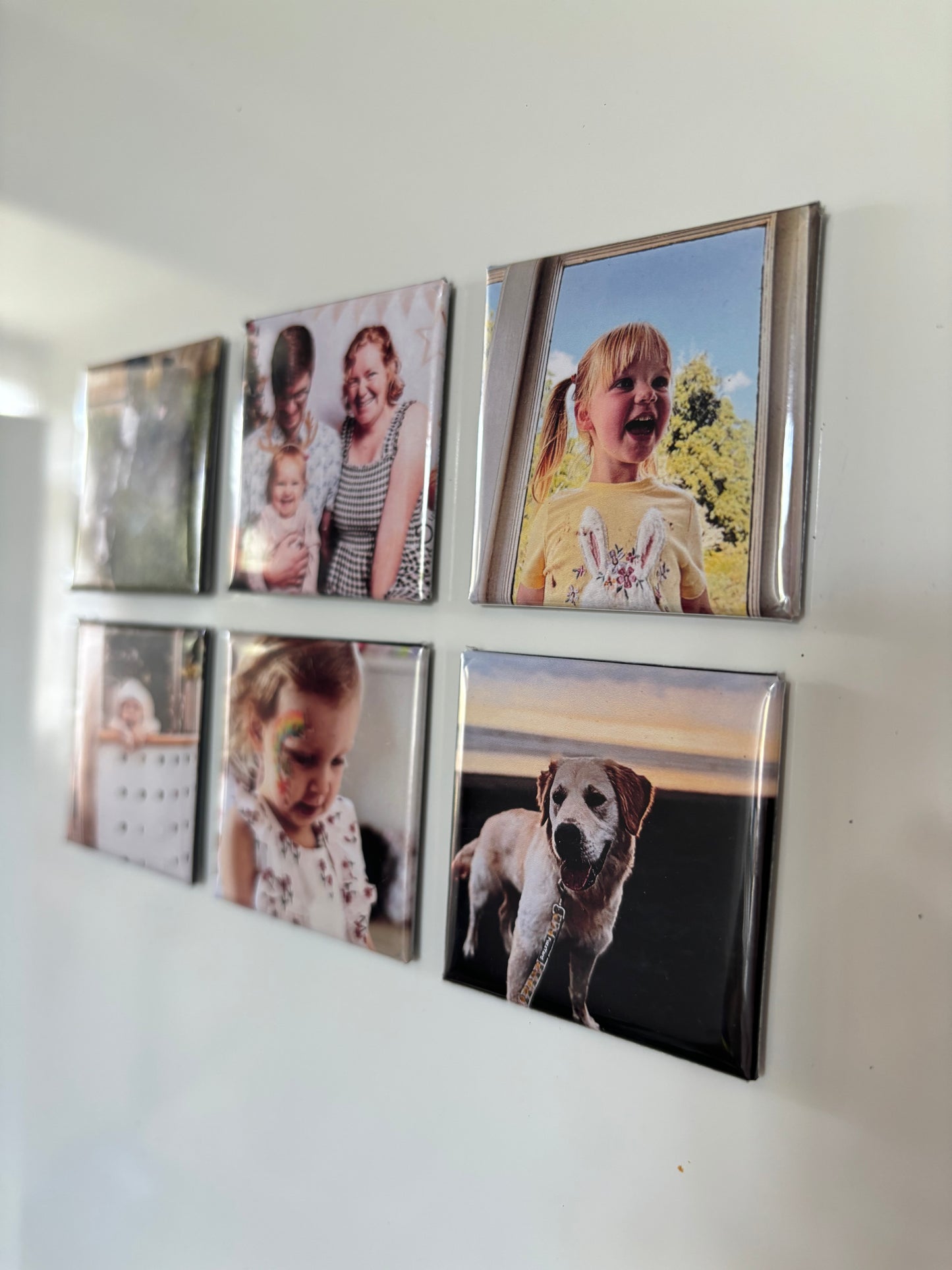 Set of 6 Customised Photo Magnets